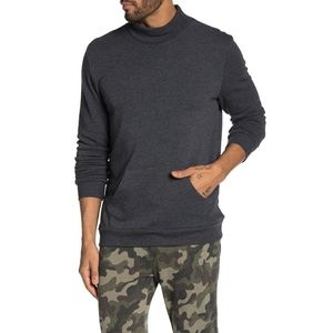 NEW Alternative Mock Neck Fleece Mens Pullover Sweater